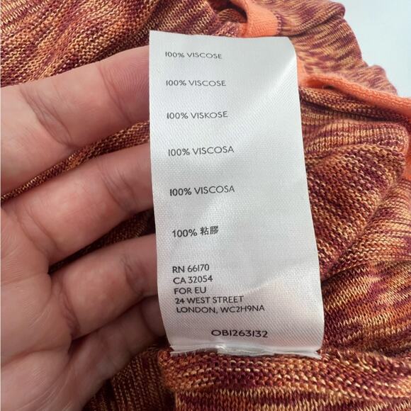 Free People Gold Coast Knit Maxi Skirt Sz L - Picture 9 of 11